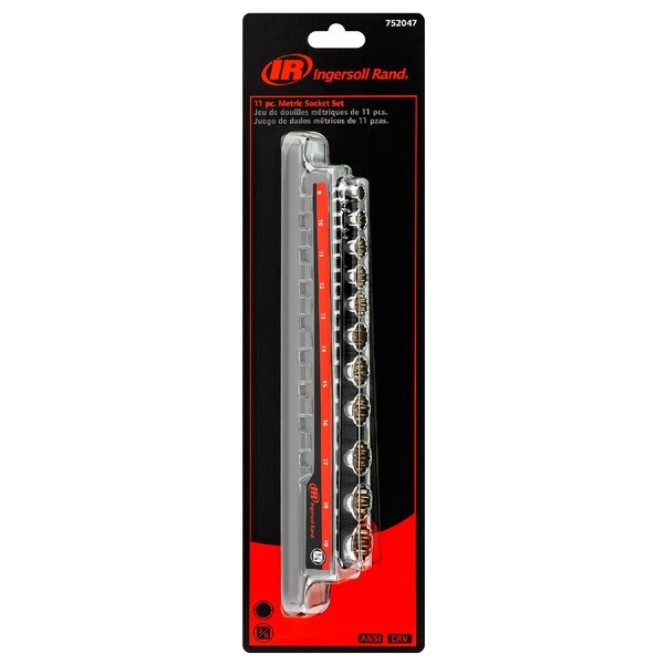 11Pc 3/8" Drive Metric Socket Set (IR)